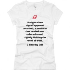Ladies Slim Fit Basic Promo Jersey Tee