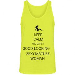 Unisex Jersey Neon Tank Top