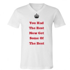 Unisex V-Neck Jersey Tee