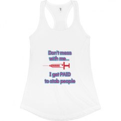 Ladies Slim Fit Racerback Tank Top
