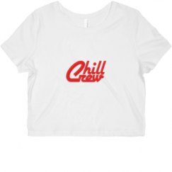 Ladies Slim Fit Crop Top Tee