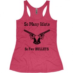 Ladies Slim Fit Super Soft Racerback Triblend Tank