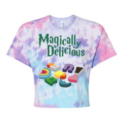 Women's Tie Dye Crop Top Tee