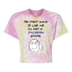 Women's Tie Dye Crop Top Tee