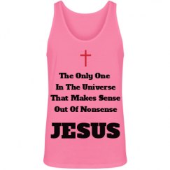 Unisex Jersey Neon Tank Top