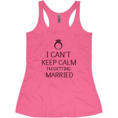 Ladies Slim Fit Super Soft Racerback Triblend Tank