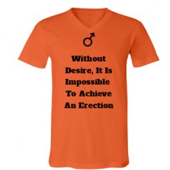 Unisex V-Neck Jersey Tee