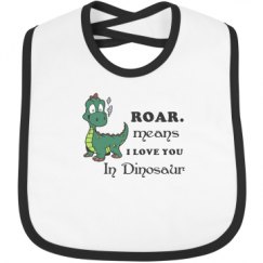 Infant Contrast Trim Bib