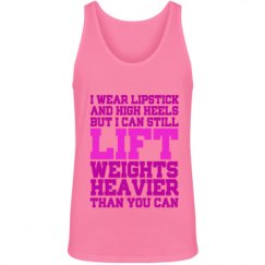 Unisex Jersey Neon Tank Top