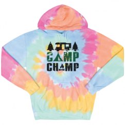 Unisex Tie-Dye Fleece Hoodie
