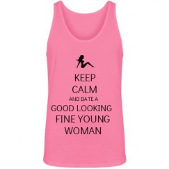 Unisex Jersey Neon Tank Top