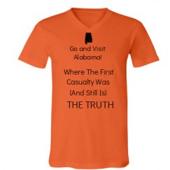 Unisex V-Neck Jersey Tee