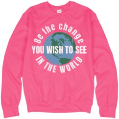 Unisex Neon Crewneck Sweatshirt
