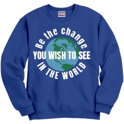 Unisex Film and Foil Crewneck Sweatshirt