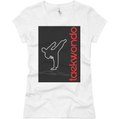 Ladies Slim Fit Basic Promo Jersey Tee