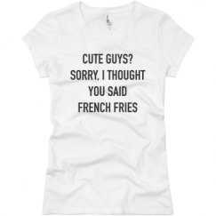 Ladies Slim Fit Basic Promo Jersey Tee