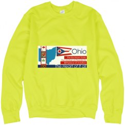 Unisex Neon Crewneck Sweatshirt
