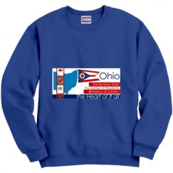 Unisex Film and Foil Crewneck Sweatshirt