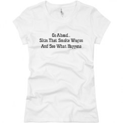 Ladies Slim Fit Basic Promo Jersey Tee