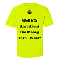 Unisex Ultra Cotton Safety Neon Crewneck Tee