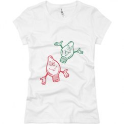 Ladies Slim Fit Basic Promo Jersey Tee