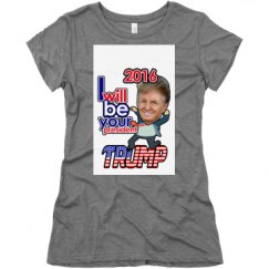 Ladies Slim Fit Super Soft Triblend Tee