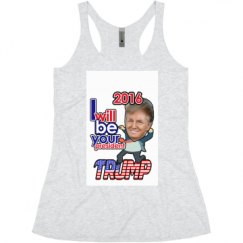 Ladies Slim Fit Super Soft Racerback Triblend Tank