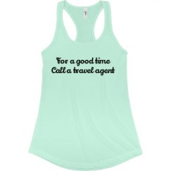 Ladies Slim Fit Racerback Tank Top