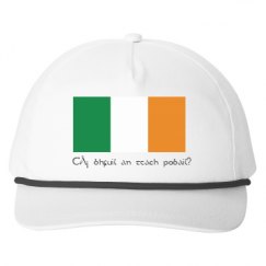 Snapback Five-Panel Rope Hat