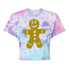 Women's Tie Dye Crop Top Tee
