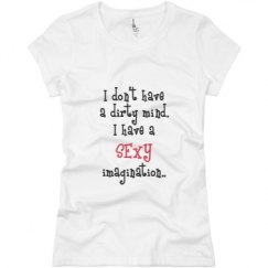 Ladies Slim Fit Basic Promo Jersey Tee