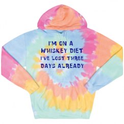 Unisex Tie-Dye Fleece Hoodie