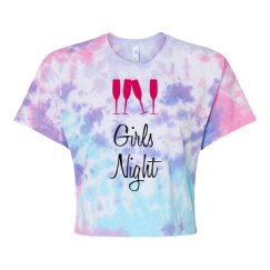 Women's Tie Dye Crop Top Tee