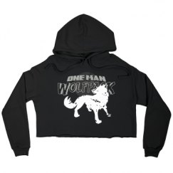 Ladies Relaxed Fit Cropped Fleece Hoodie