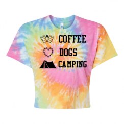 Women's Tie Dye Crop Top Tee