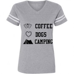 Ladies Relaxed Fit Vintage Sports Tee