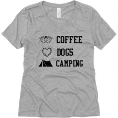 Ladies Relaxed Fit V-Neck Tee