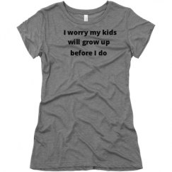 Ladies Slim Fit Super Soft Triblend Tee