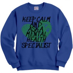 Unisex Film and Foil Crewneck Sweatshirt