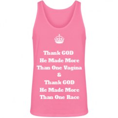 Unisex Jersey Neon Tank Top