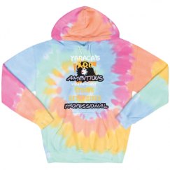 Unisex Tie-Dye Fleece Hoodie