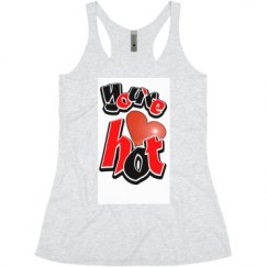 Ladies Slim Fit Super Soft Racerback Triblend Tank