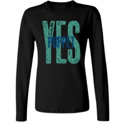 Ladies Relaxed Fit Basic Long Sleeve Tee