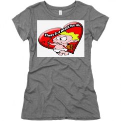 Ladies Slim Fit Super Soft Triblend Tee