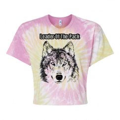 Women's Tie Dye Crop Top Tee
