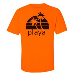 Unisex Ultra Cotton Safety Neon Crewneck Tee