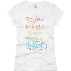 Ladies Slim Fit Basic Promo Jersey Tee