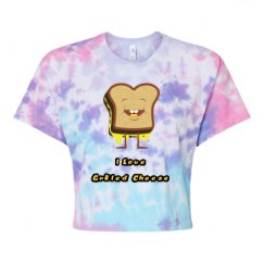 Women's Tie Dye Crop Top Tee