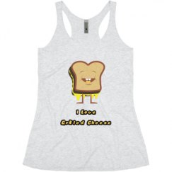 Ladies Slim Fit Super Soft Racerback Triblend Tank