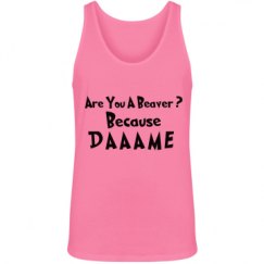 Unisex Jersey Neon Tank Top